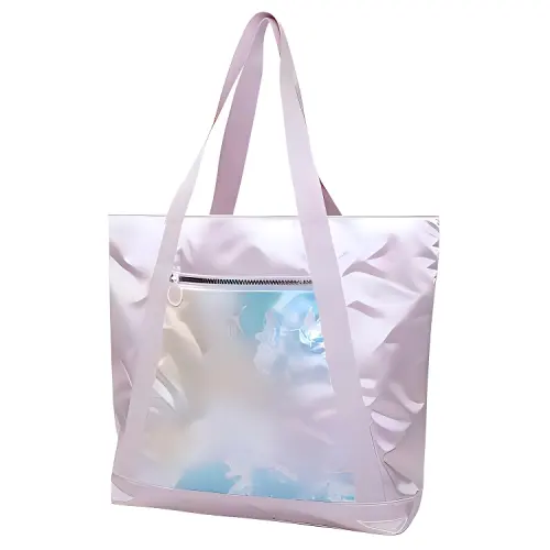 PUMA Fabric Tote Bag, Shopping Bag, Shoulder Bag, Handbag Regular Women's Light Purple