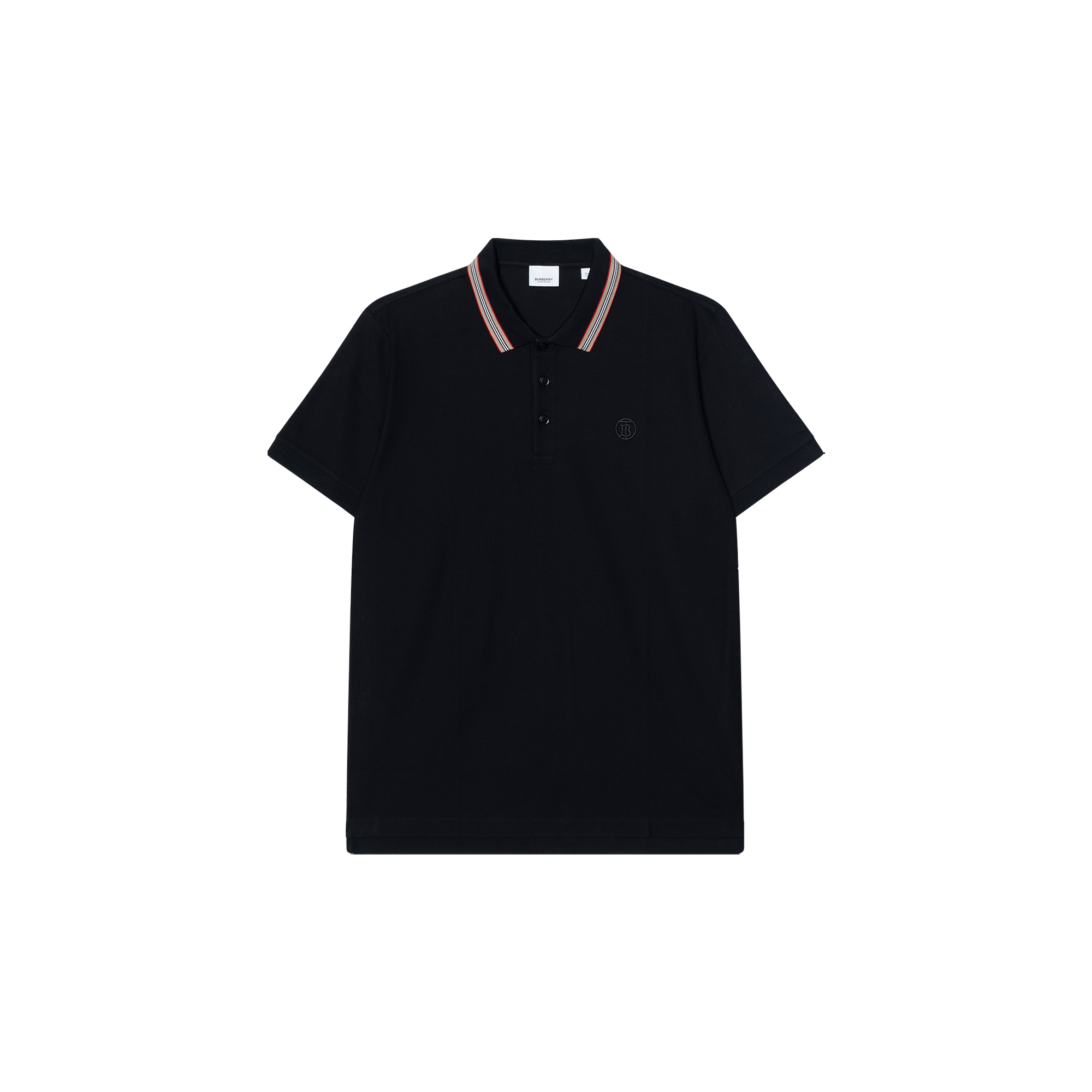 Мужская футболка-поло Burberry SS22 Polo (черная)