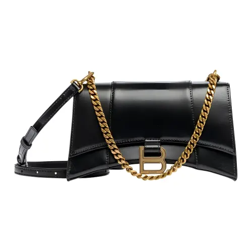 Balenciaga Cow Leather Crossbody Bag, Shoulder Bag Women's Black