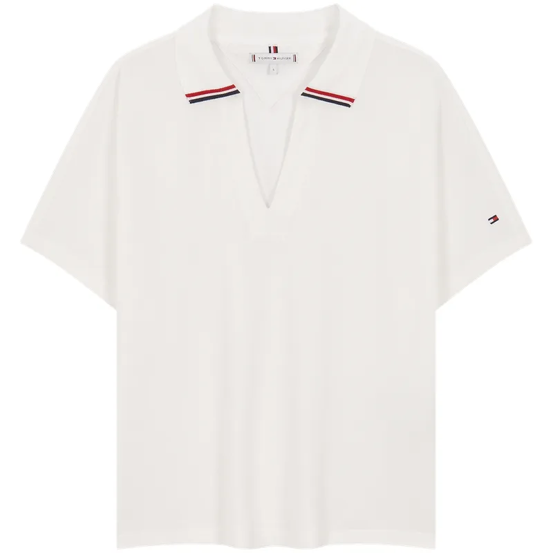 Tommy Hilfiger T-Shirts Women's V-neck Moderate Straight Fit