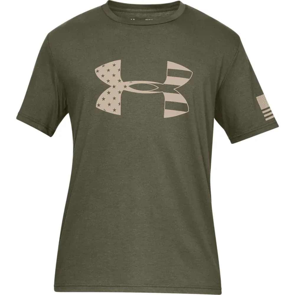 Under Armour Freedom Tonal T Shirt Men's Green