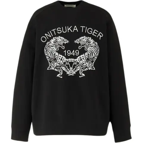 Onitsuka Tiger Sweatshirt Unisex Black