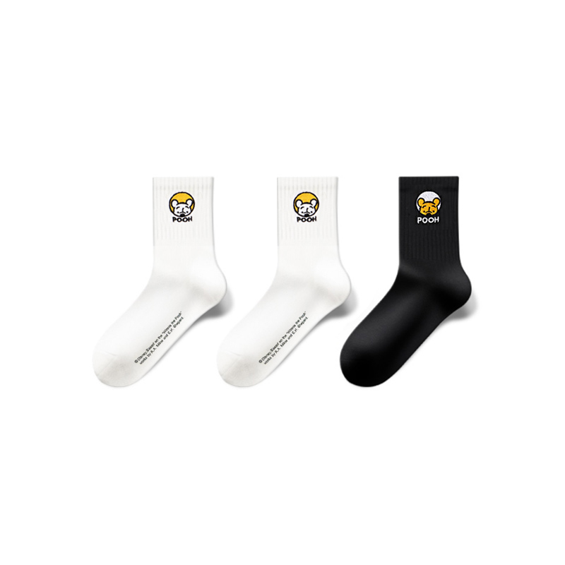 Disney Winnie The Pooh Crew Socks Men’s Shopping Bag 3 Pack