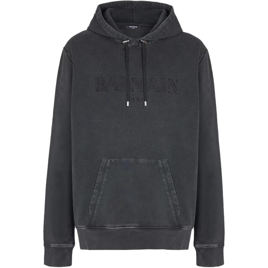 Мужское худи BALMAIN BALMAIN (серое)