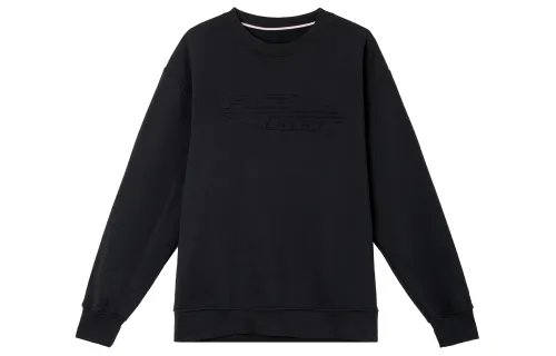 Jordan MVP Brand Logo Pattern Solid Color Fleece Lined Crew Neck Sports Long Sleeved Sweatshirt Men's Black/Sail White