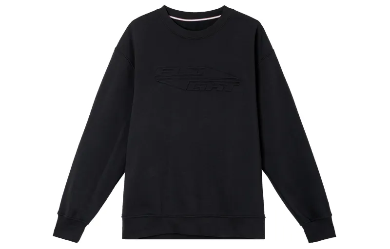 Jordan MVP Brand Logo Pattern Solid Color Fleece Lined Crew Neck Sports Long Sleeved Sweatshirt Men's Black/Sail White