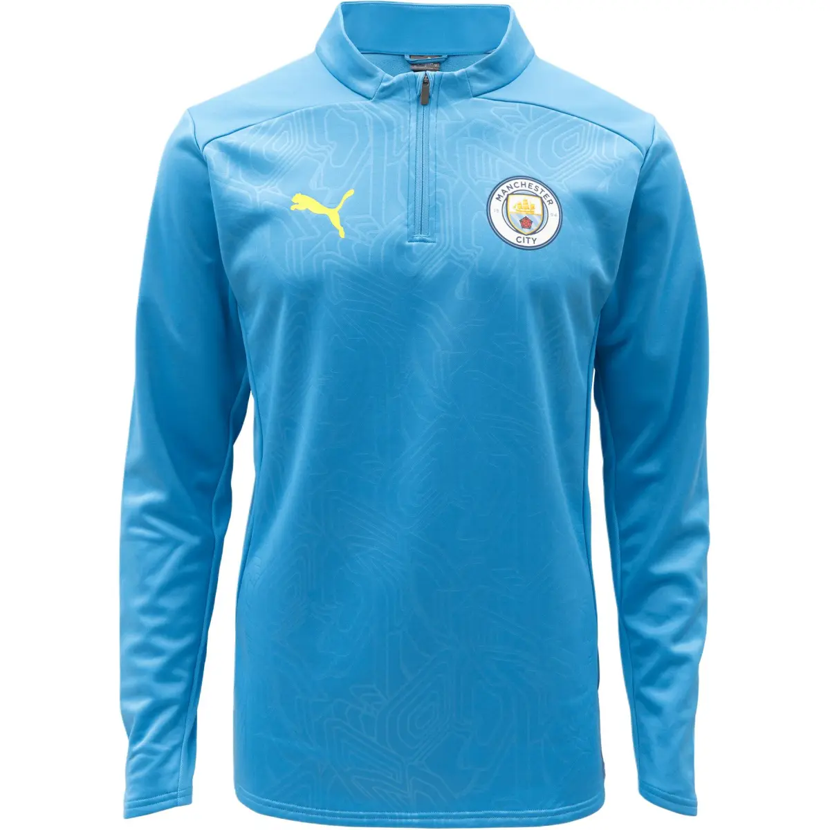 PUMA Sweatshirts Men's Blue Stand Collar Moderate Straight Fit