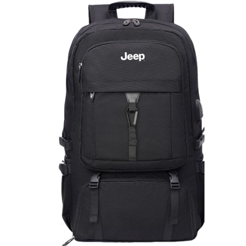 Мужской рюкзак Jeep Из оксфорда (черный)