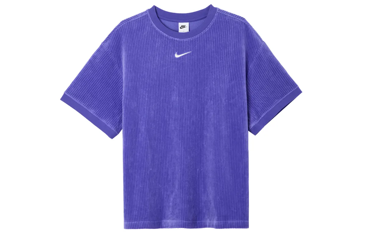 Nike Drop Shoulder Sleeve T Shirt Women's Blue
