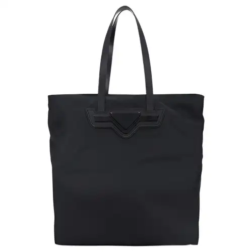 PRADA Polyester Handbag Regular Men's Black