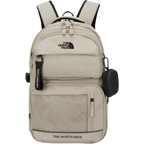 THE NORTH FACE 30L Backpack Outdoor Bag Polyester Light Beige Unisex