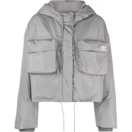 MIU MIU Jackets & Coats Women's Gray