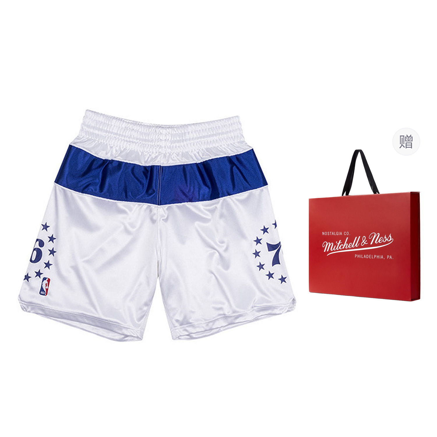 Mitchell Ness Basketball Shorts Men’s White
