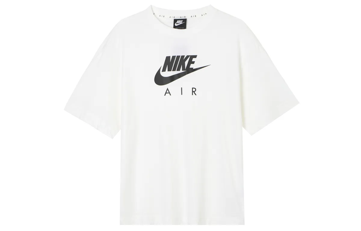 Nike T-Shirts Women's White Crew Neck Moderate