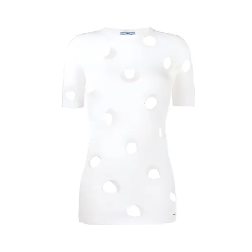 PRADA Regular T Shirt Women's White