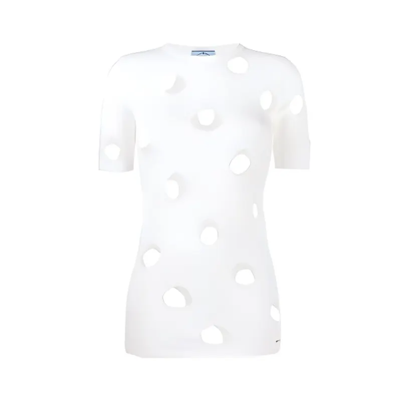 PRADA Regular T Shirt Women's White