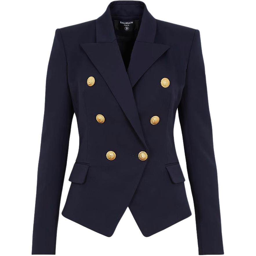 Куртка BALMAIN (темно-синяя)
