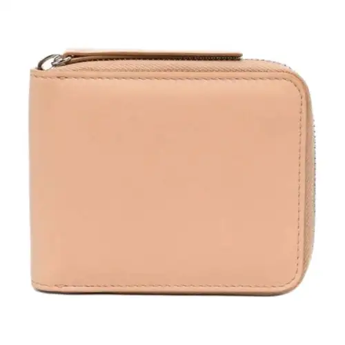 Maison Margiela Leather Wallet Women's Light Umber