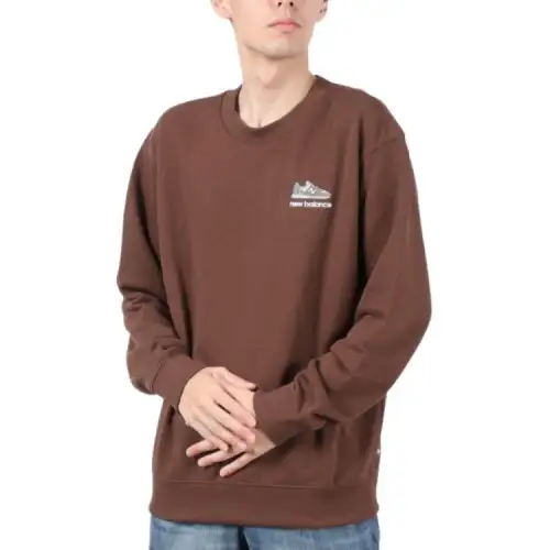 New Balance Sweatshirt Men's Brown