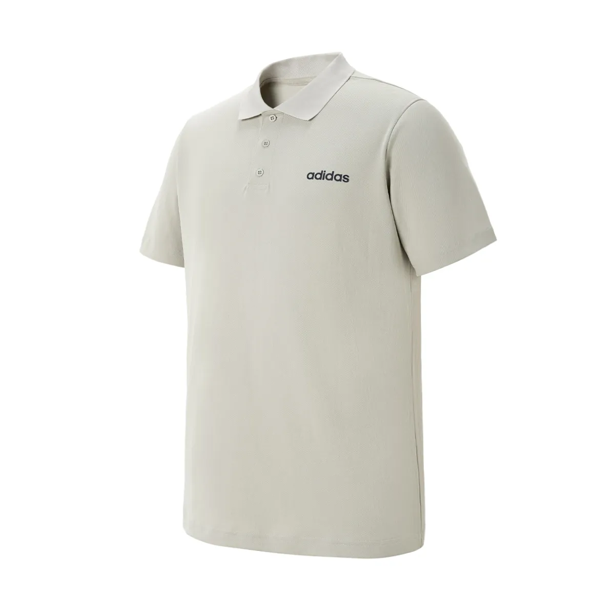 Adidas Polo Shirts Men's Ecru Polo Collar Moderate Other