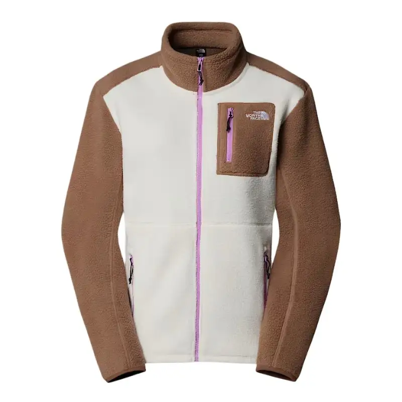 THE NORTH FACE Yumiori Velvet feel Coat Women's White Dune/Latte/Active Verbena