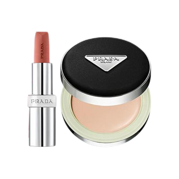 PRADA Prada, lipstick, soft heel, nylon set, makeup primer, foundation, 12g, 3.8g, resistant coating, sun protection, SPF50