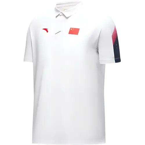 Anta Sports Life Collection Polo Shirt Men's Snowflake White