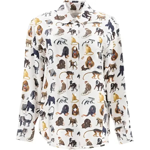 Burberry Shirts Women's White Lapel Moderate Other
