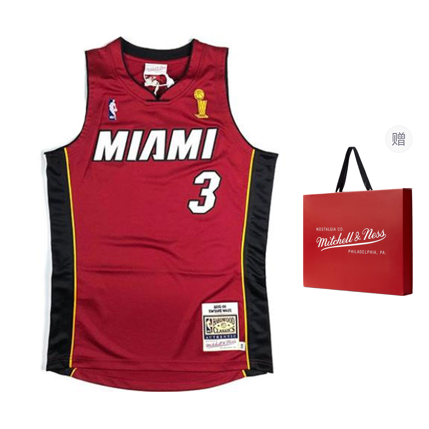 Mitchell Ness «NBA Miami Heat 2005 Dwyane Wade» Alternate Finals jersey