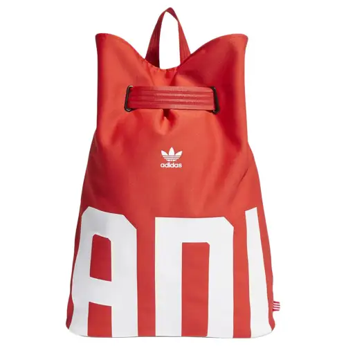 Adidas Originals Polyester With Cotton Backpack Handbag Women's Red