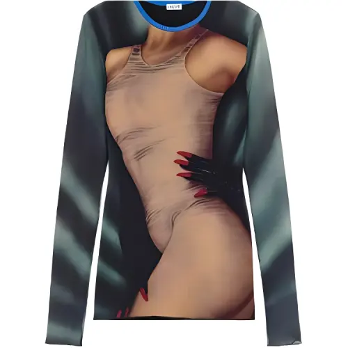 LOEWE T Shirts Women's Multicolor Crew Neck Moderate
