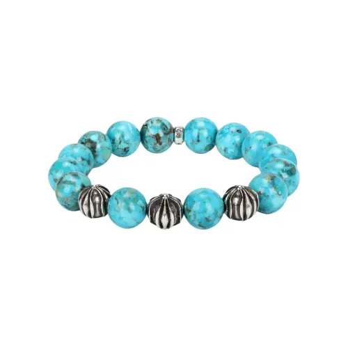 Chrome Hearts Beaded Bracelets Unisex Green