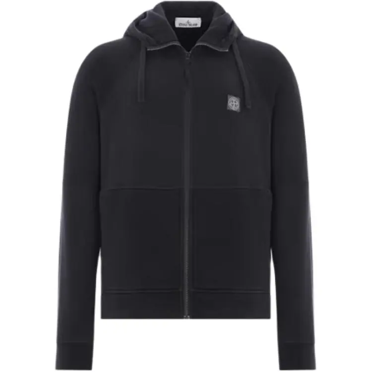 STONE ISLAND Sweatshirts Men's Black Hooded Moderate
