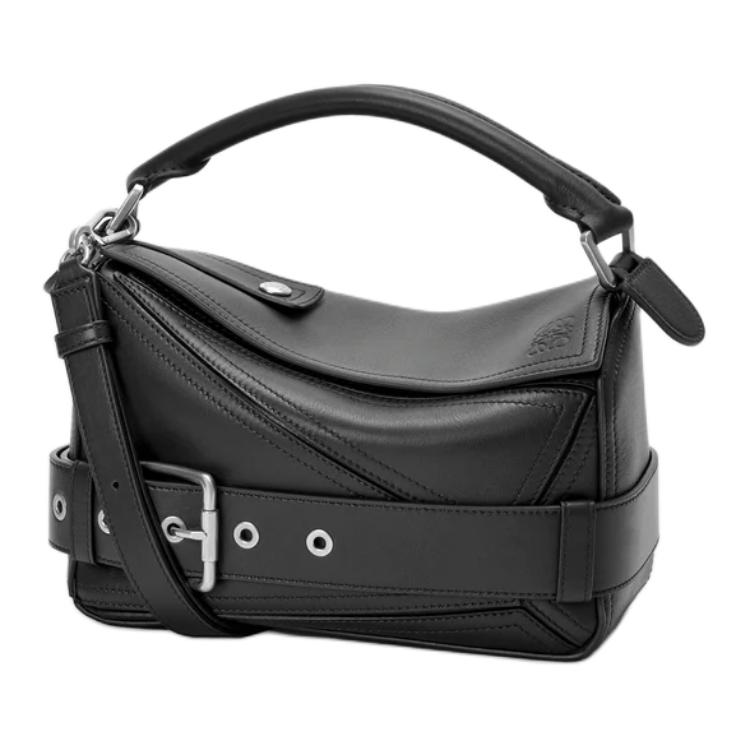 Женская сумка LOEWE Puzzle Biker (черная)