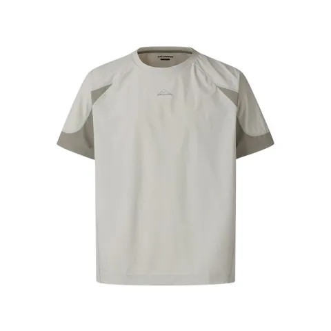 SALOMON T Shirt Men's Khaki Gray