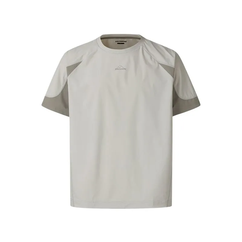 SALOMON T Shirt Men's Khaki Gray