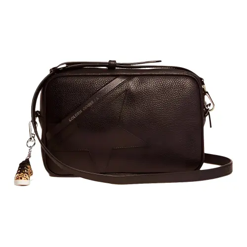 Golden Goose Cow Leather Camera Bag, Shoulder Bag, Crossbody Bag Women's Brown