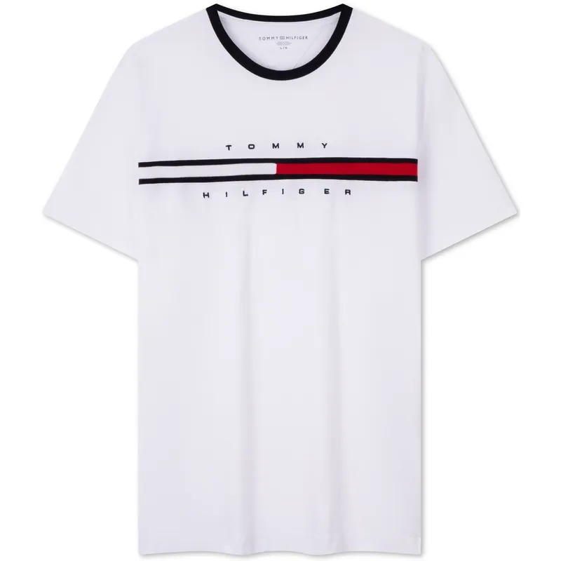 Tommy Hilfiger T-Shirts Men's Crew Neck Moderate