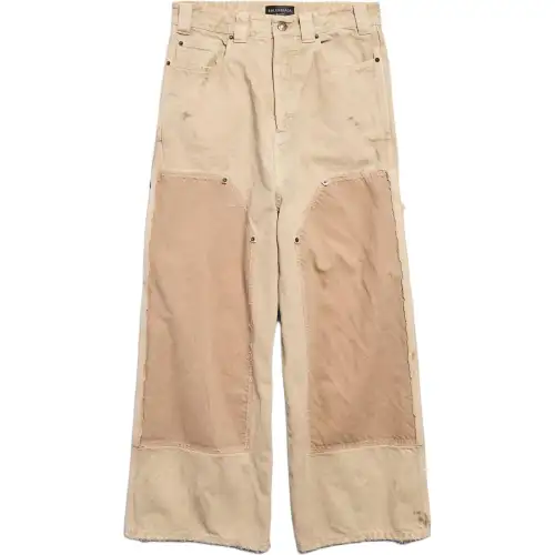 Balenciaga Panelled Detailed Wide-Leg Trousers