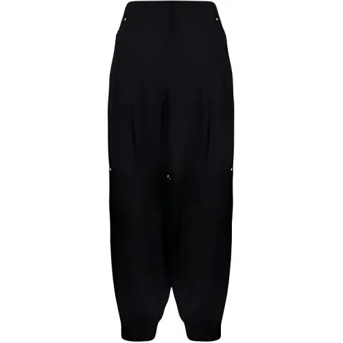 LOEWE Casual Pants Women's Black Moderate Lantern Pants
