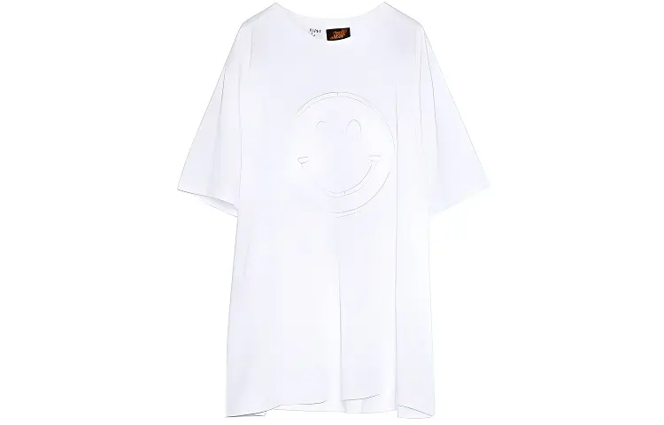 LOEWE T Shirts Unisex White Crew Neck Moderate Straight Fit