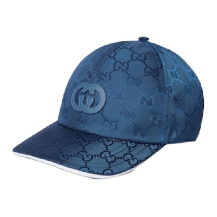 Кепка Gucci из нейлона (синяя)