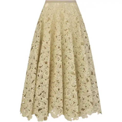 DIOR Dioriviera SS25 Casual Long Skirt Women's Yellow