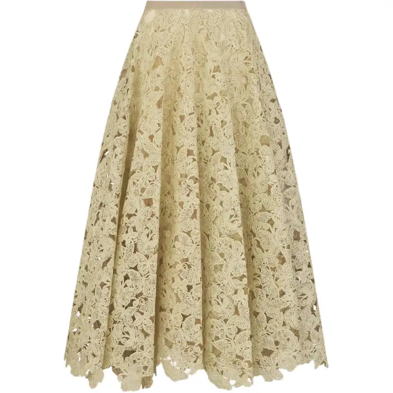 DIOR Dioriviera SS25 Casual Long Skirt Women's Yellow