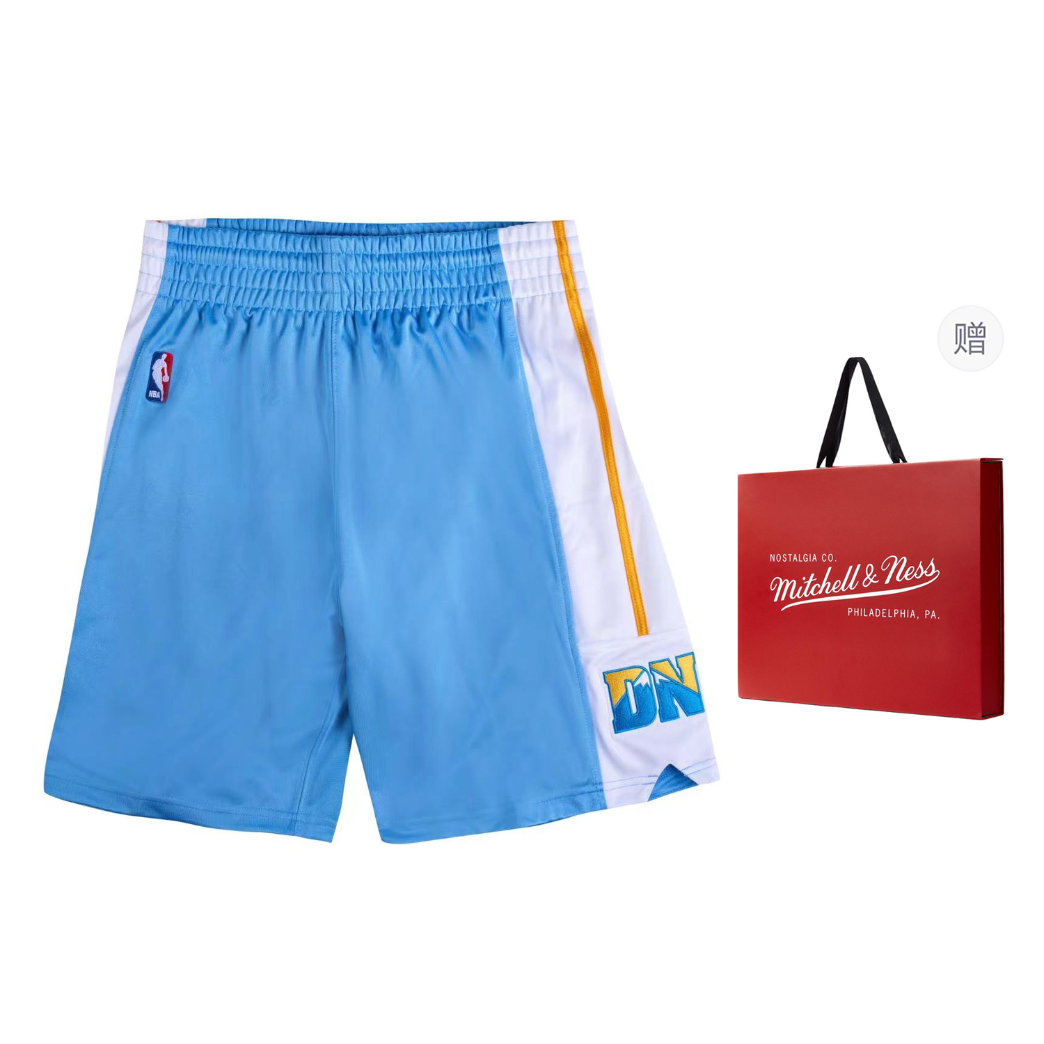 Mitchell Ness x NBA Authentic Basketball Shorts Unisex Blue