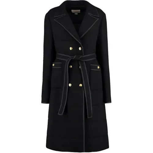GUCCI Double Breasted Belted Waist Coat