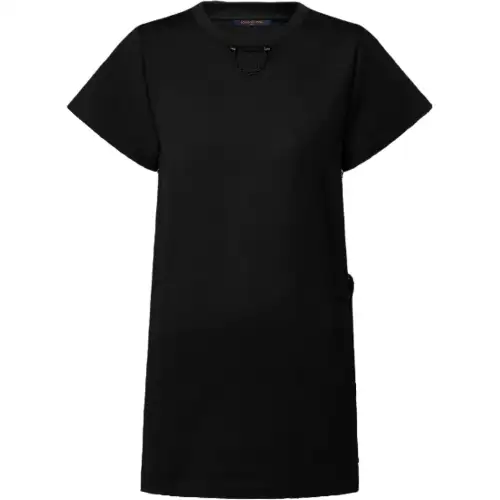 LOUIS VUITTON SS25 Short Sleeved Dress Women's Black