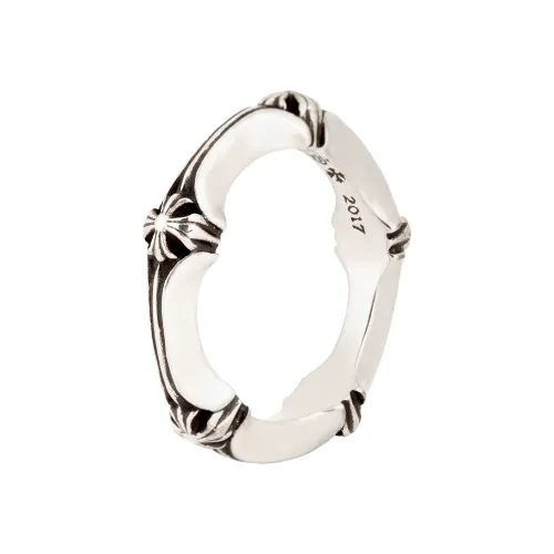 Chrome Hearts 925 Sterling Silver Rings Unisex Silver