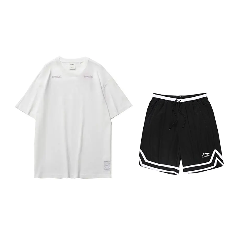 Li Ning Casual Sportswear Unisex White+Black