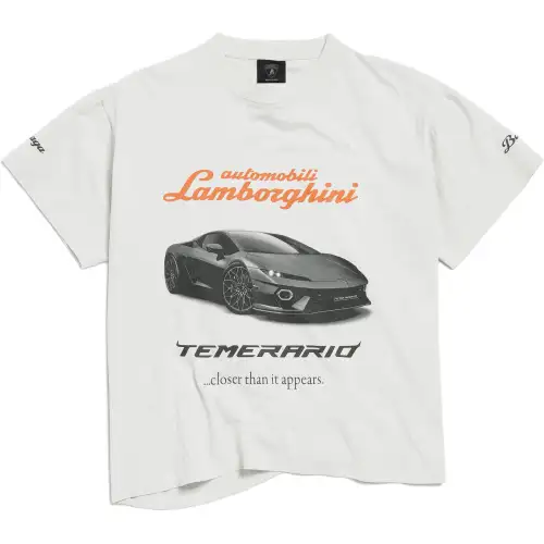 Balenciaga X Automobili Lamborghini Crewneck T Shirt